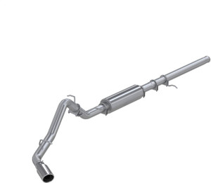 MBRP S5080AL 3" Aluminized Single Side Exit Cat Back Exhaust System Aluminized Steel